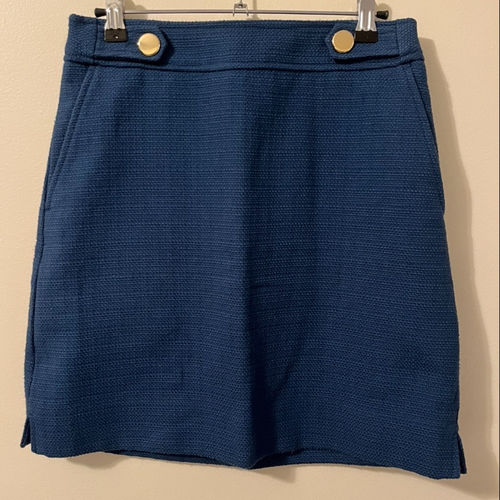 Ann Taylor blue skirt - size 0